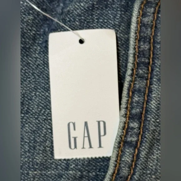 NWT Gap Men's Blue Relaxed 32x30 Measures 32x28.5 Wide Leg Medium Wash - Picture 9 of 11